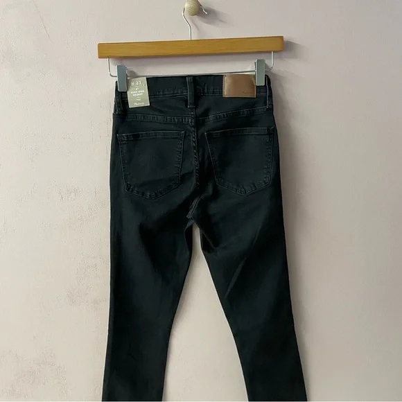 Madewell Black 9” High-Rise Skinny Jeans Size 23 Tall NWT